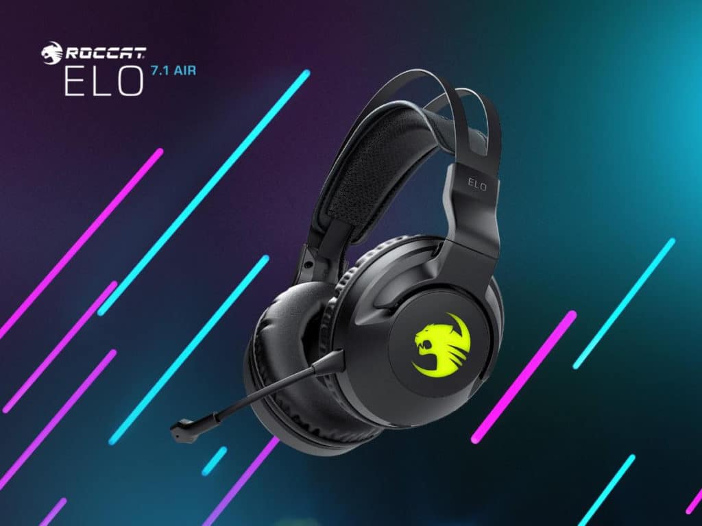 ROCCAT Elo 7.1 Air Wireless Surround Sound RGB Gaming Headset, GAMERSRD