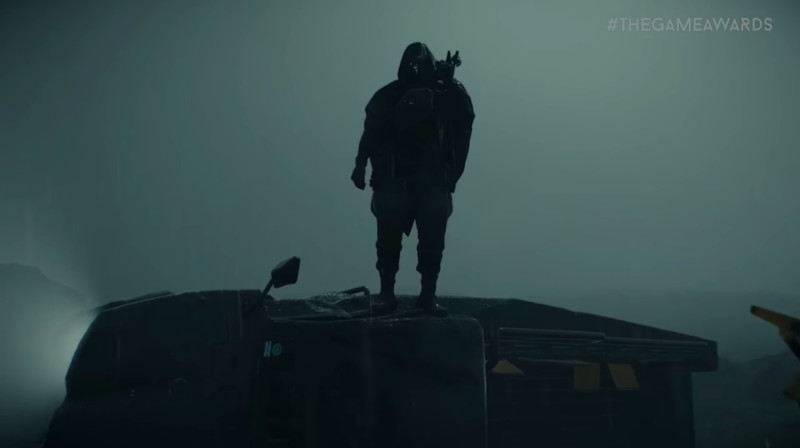 hooded figure in death stranding