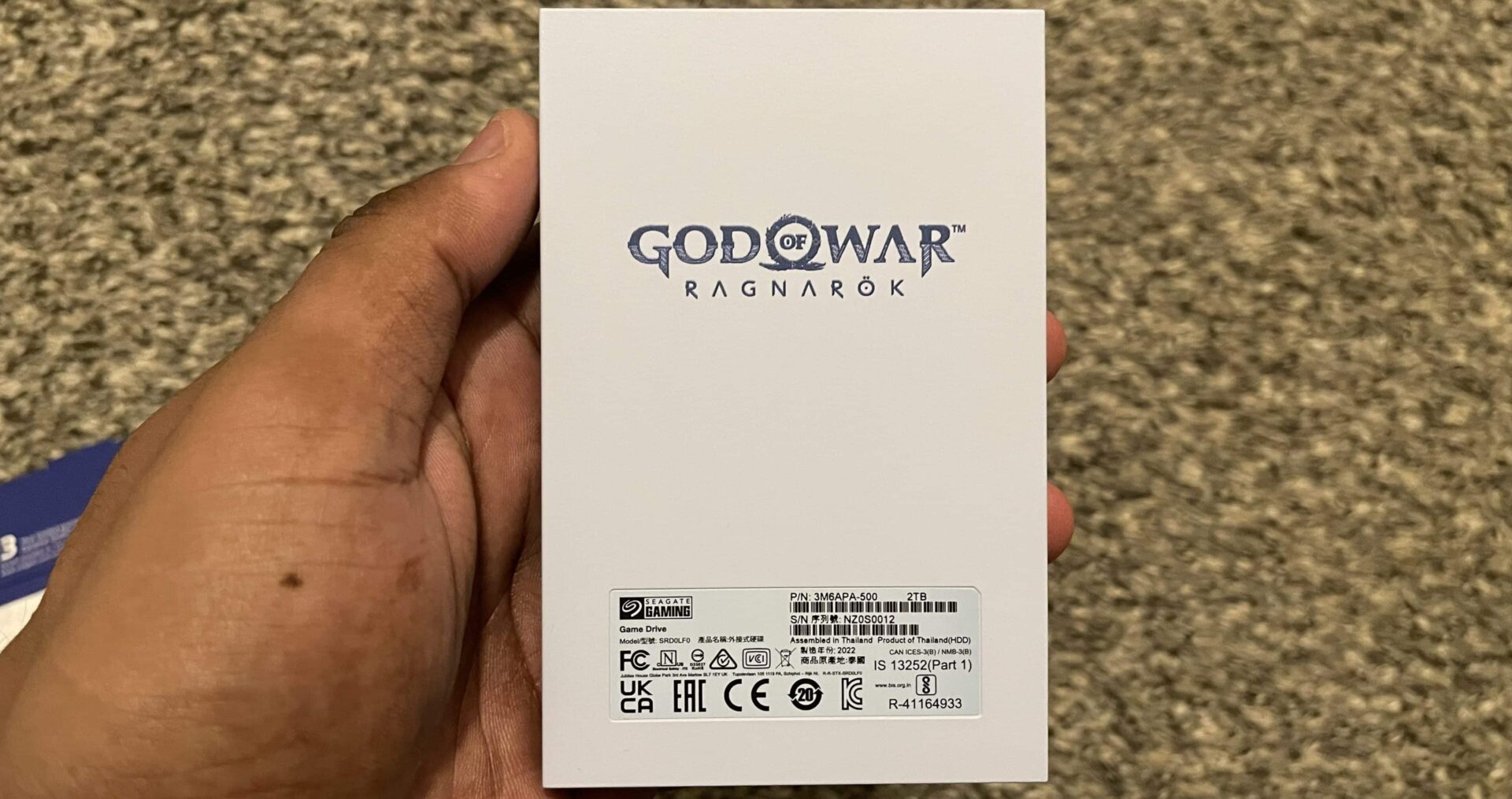 Seagate FireCuda God of War Ragnarök Limited Edition External Hard Drive GamersRD32