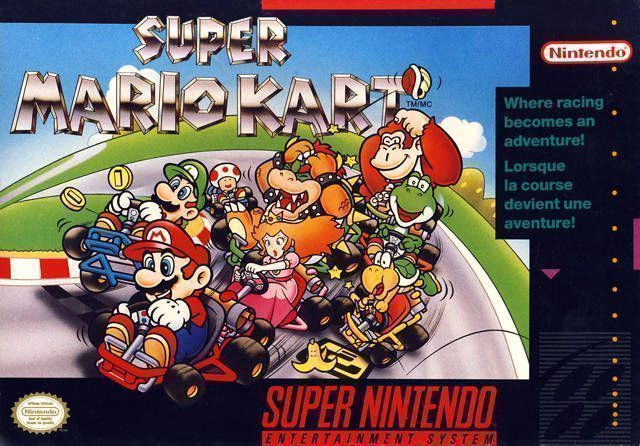 Super Mario Kart- Super nintendo-GamersRD