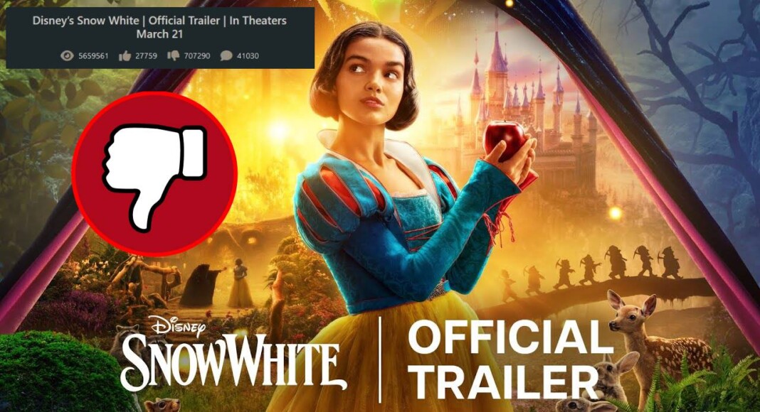 Tráiler de Blancanieves acumula más de 700,000 dislikes