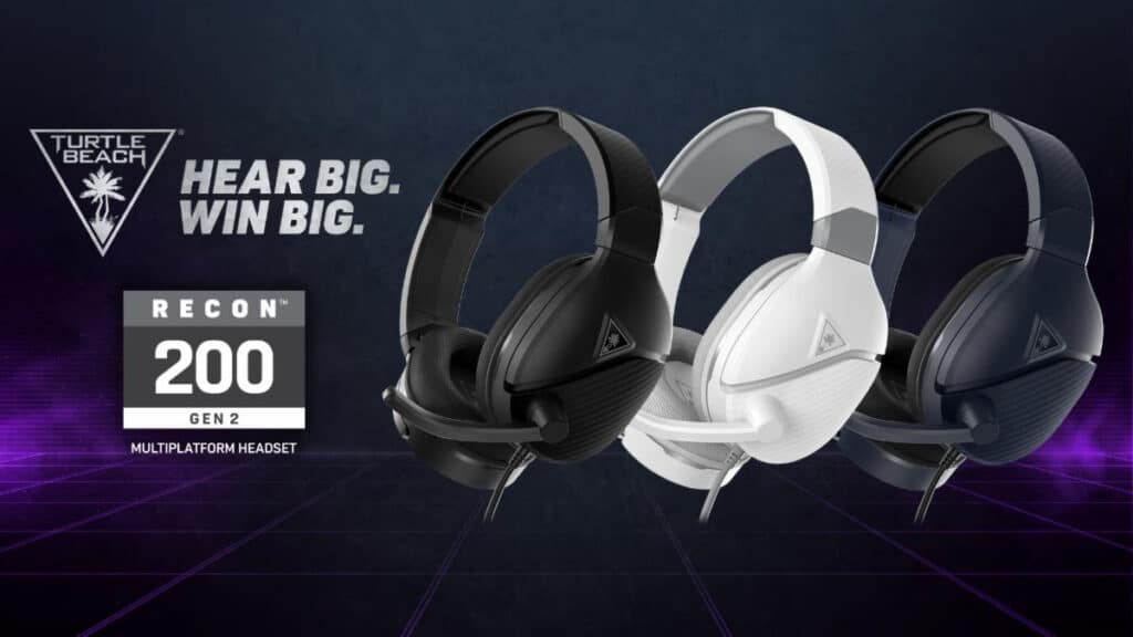 Turtle Beach anuncia los headsets Recon 200 Gen 2 totalmente rediseñados, GamersRD