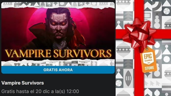 Vampire Survivors esta gratis por 24H en la Epic Games Store