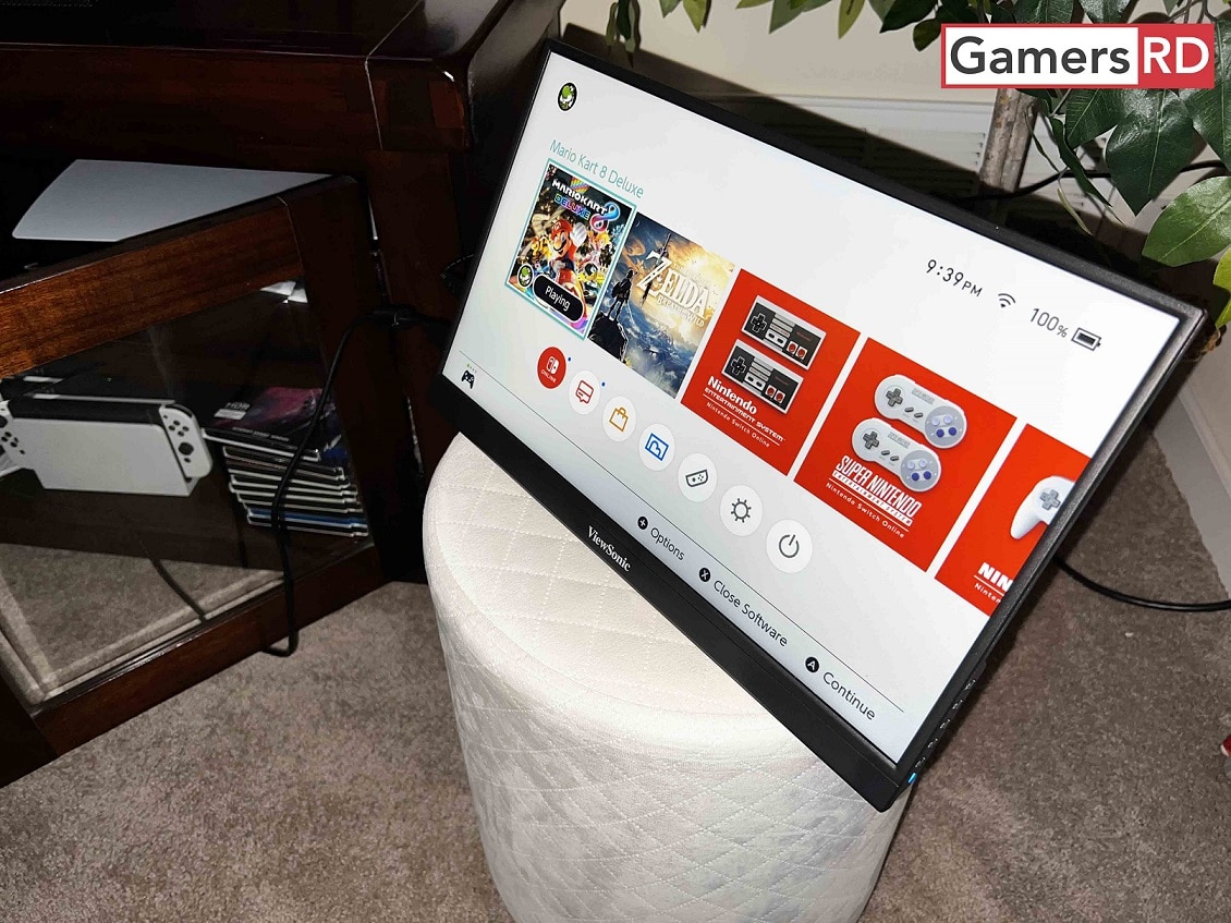 ViewSonic VX1755 Monitor Gaming Portátil Review, Nintendo Switch, 1 GamersRD