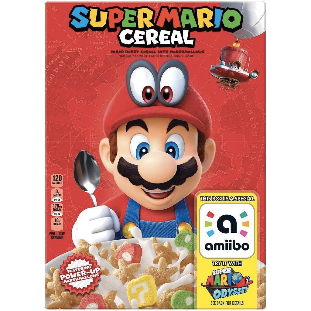 cereal de Super Mario -Nintendo-GamersRD