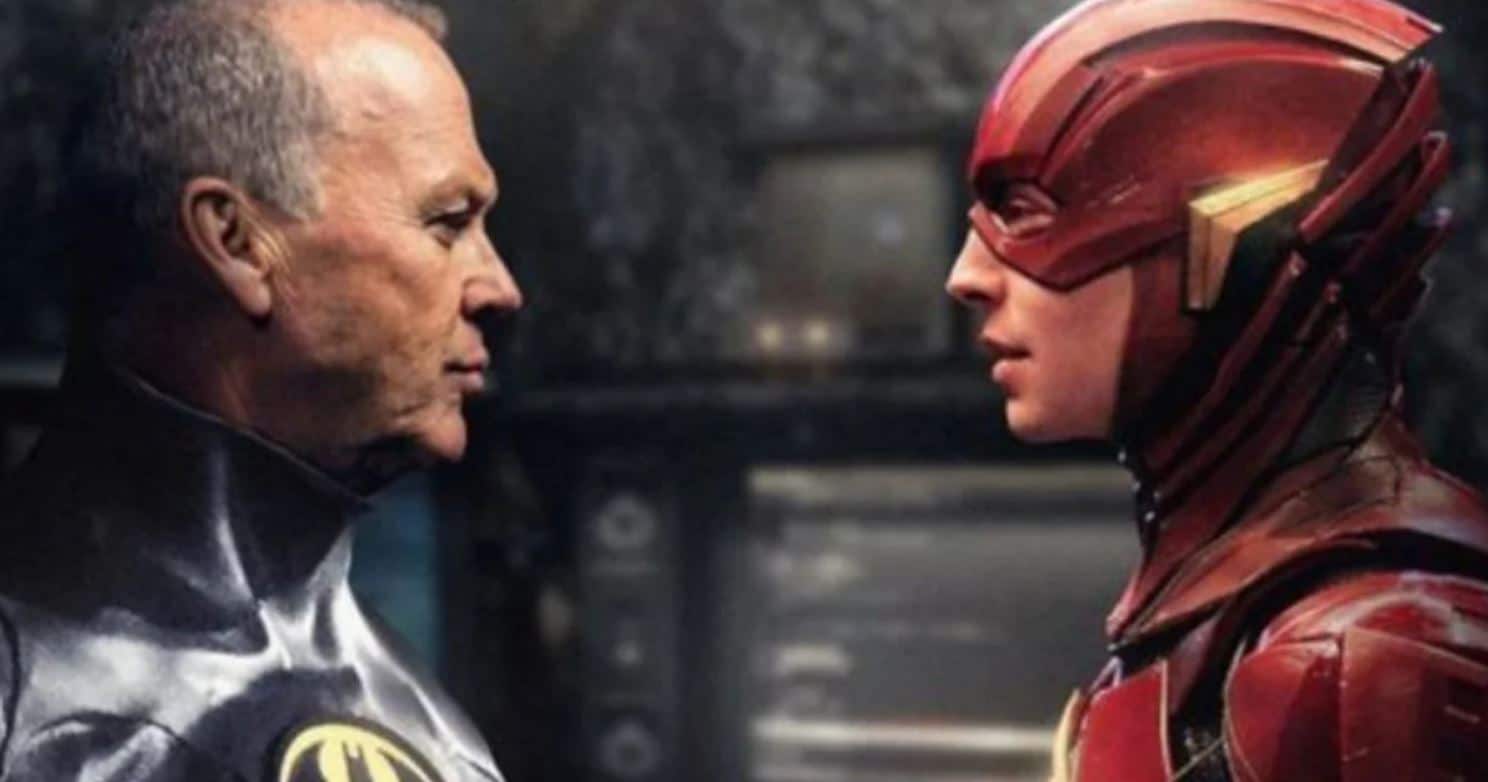 michael keaton bruce wayne the flash