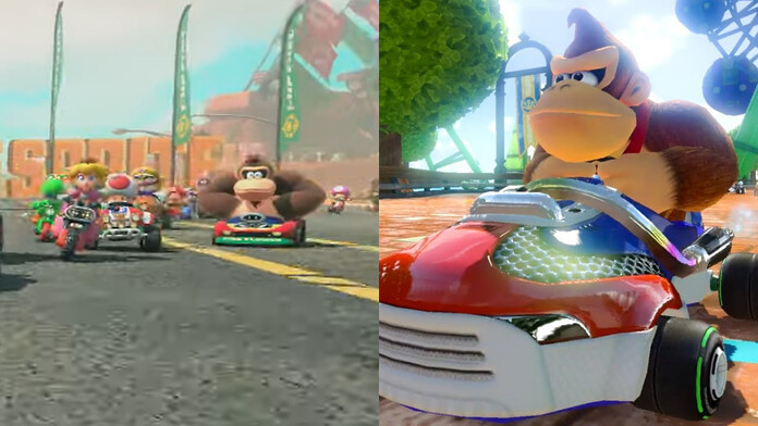 Donkey Kong sufre un rediseño en el nuevo Mario Kart para el Nintendo Switch 2