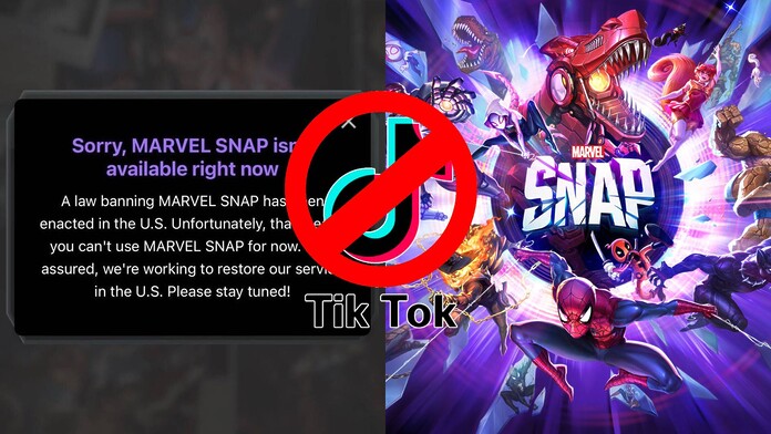 Marvel Snap es baneado en EE.UU. por culpa del ban de TikTok
