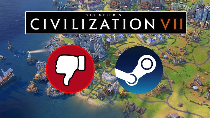 Civilization VII es masacrado con críticas negativas en Steam