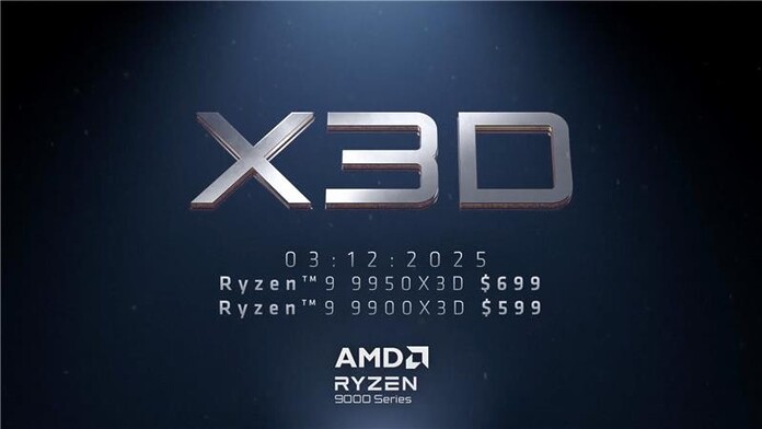 AMD anuncia los precios y la disponibilidad de los nuevos Ryzen 9 9950X3D y 9900X3D