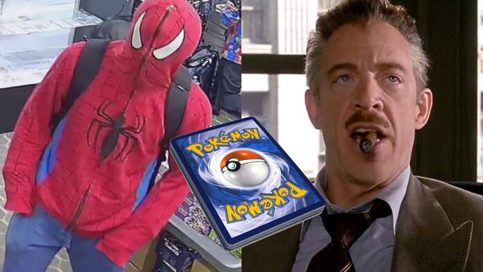 Spider-Man roba más de 10 mil USD en cartas de Pokémon