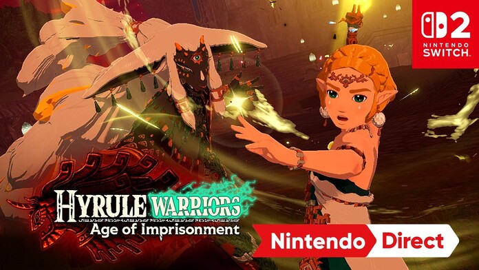 Hyrule Warriors: Age of Imprisonment es anunciado en el Nintendo Direct