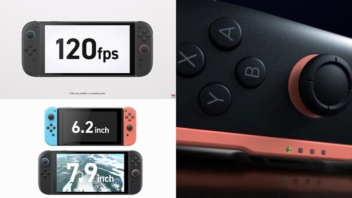 Nintendo Switch 2 soporta 1080p y 120 FPS
