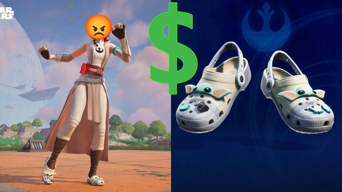 Fortnite lanza Crocs de Baby Yoda a precio de Pase de Batalla gamersrd.com