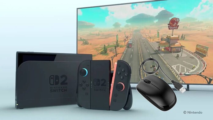 Nintendo Switch 2 permitirá el uso de mouse de PC gamersrd.com