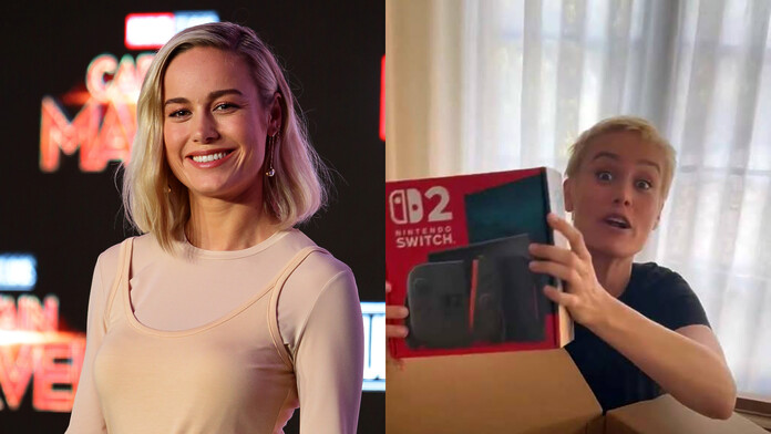 Brie Larson tuvo el mejor día de su vida al recibir la Nintendo Switch 2