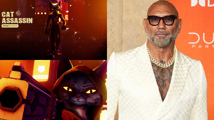 Dave Bautista anuncia que hará un juego y serie llamado Cat Assassin