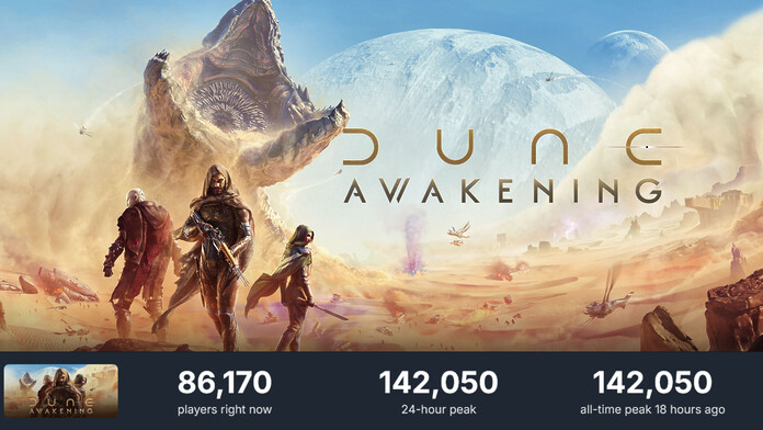 Dune: Awakening rompe récord de jugadores en Steam