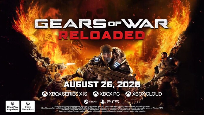 Gears of War: Reloaded saldrá el 26 de agosto de 2025 para Xbox, PlayStation y PC