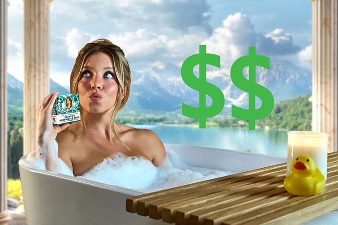 Jabón de Sydney Sweeney esta siendo revendido hasta en $2,000 dólares