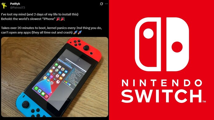 Modder convierte Nintendo Switch en iPhone más lento del mundo