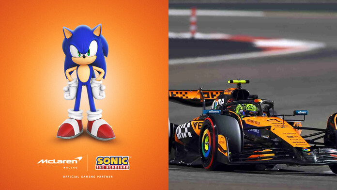 Sonic llega a la F1 junto al equipo Mclaren