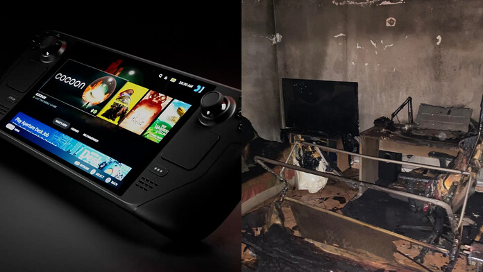Steam Deck sobrevive milagrosamente a un incendio devastador