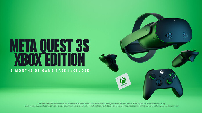Xbox anuncia oficialmente sus lentes Meta Quest 3S