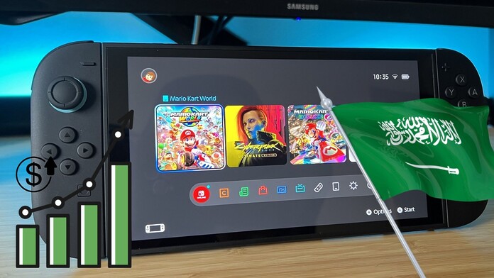 Nintendo Switch 2 sube de precio en Arabia Saudita