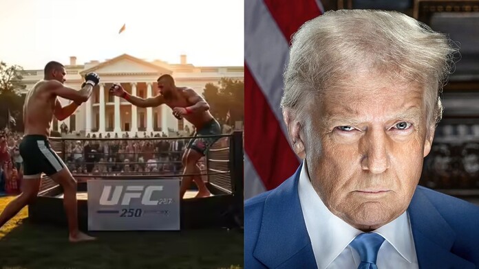 Trump dice que realizará una pelea de la UFC en la Casa Blanca