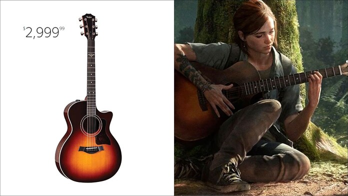 Guitarra inspirada en The Last of Us a la venta por 2.799 dólares