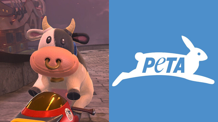 PETA exige a Nintendo cambiar diseño de la vaca en Mario Kart