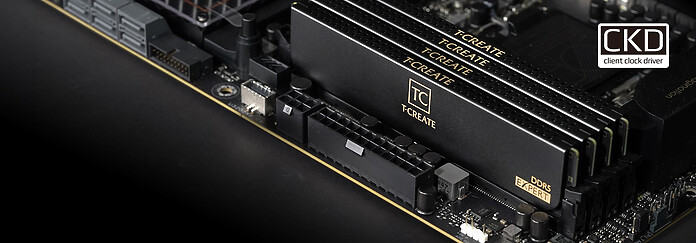 TEAMGROUP lanza la memoria de escritorio T-CREATE EXPERT CKD DDR5
