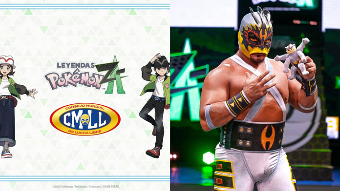 Luchadores de CMLL promocionan Pokémon Legends Z-A