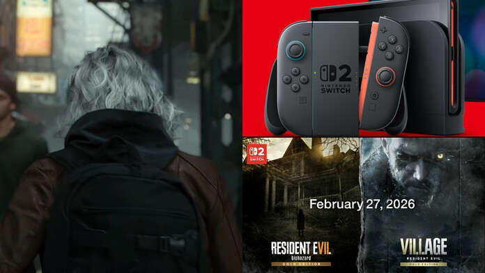 Resident Evil 7, 8 y 9 llegarán al Switch 2 en febrero de 2026 Resident Evil 7, 8 y 9 llegarán al Switch 2 en febrero de 2026