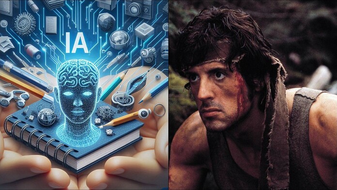 Stallone pensó en usar IA para crear una precuela de Rambo