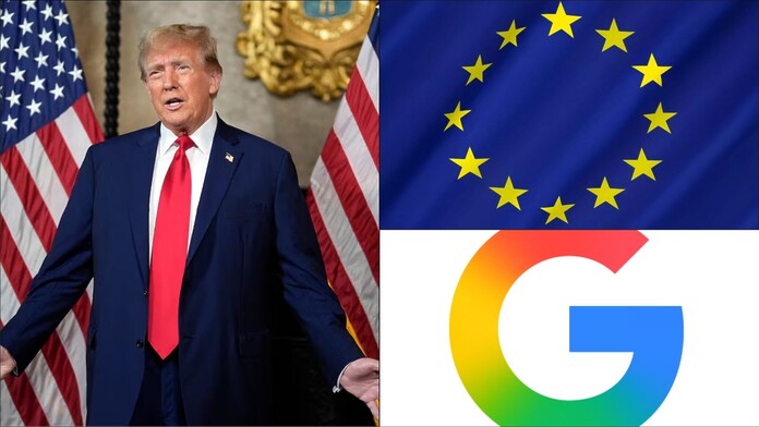 Trump amenaza a la UE tras multa a Google