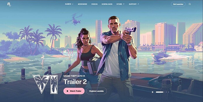 Rockstar cambia el logo de GTA VI en la página oficial