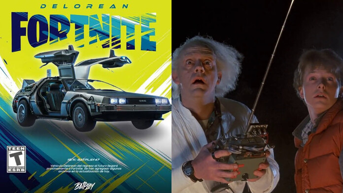Fortnite tendrá al DeLorean de Back to the Future