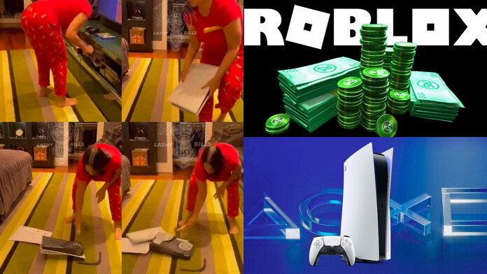 Madre destruye PS5 de su hijo por gastar $2,000 en Roblox