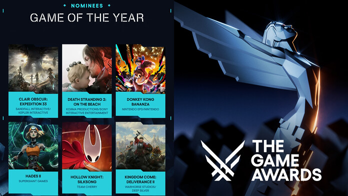 The Game Awards revela los nominados al GOTY 2025