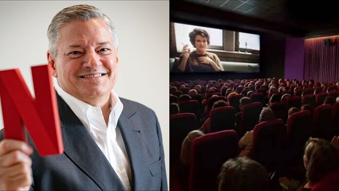 CEO de Netflix dice que concepto de cines es tradicional y obsoleto CEO de Netflix dice que concepto de cines es tradicional y obsoleto