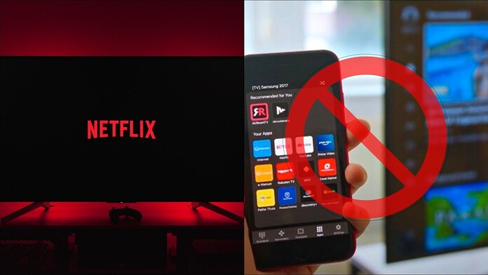 Netflix bloquea el envío de contenido a la TV desde el móvil