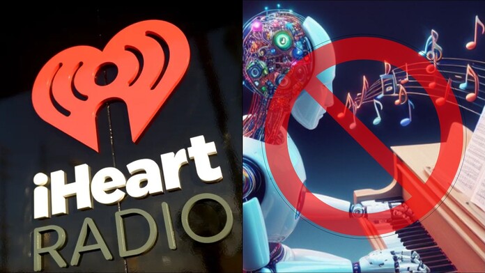 iHeartRadio cadena líder de radio prohíbe música generada por IA