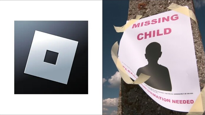 Niño desaparecido tras concretar cita en Roblox