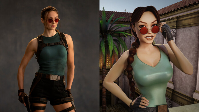 Revelada primera imagen de Sophie Turner como Lara Croft