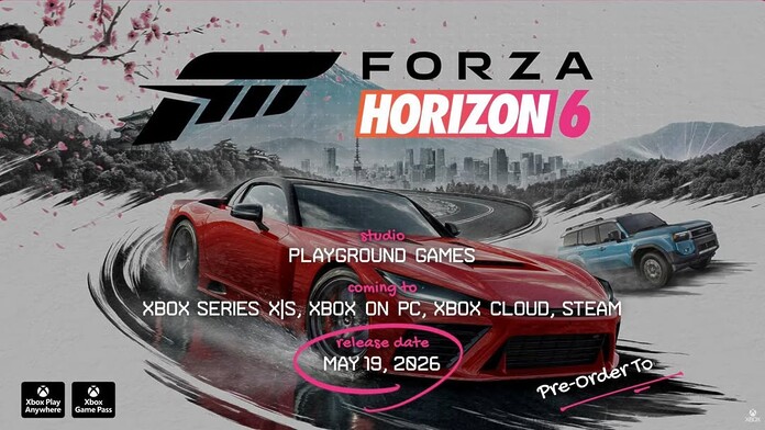 Forza Horizon 6 confirma cross-save entre Xbox, PS5 y PC