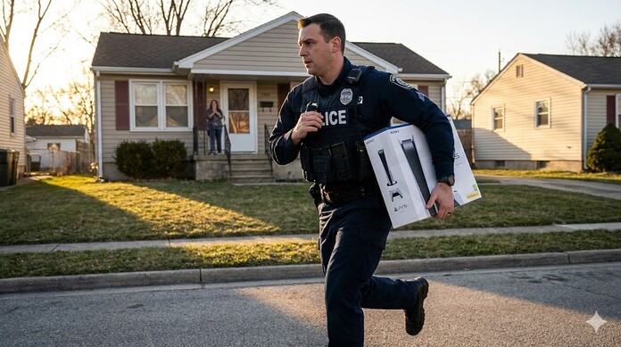 Ladrón se hace pasar por agente de ICE para robar un PS5