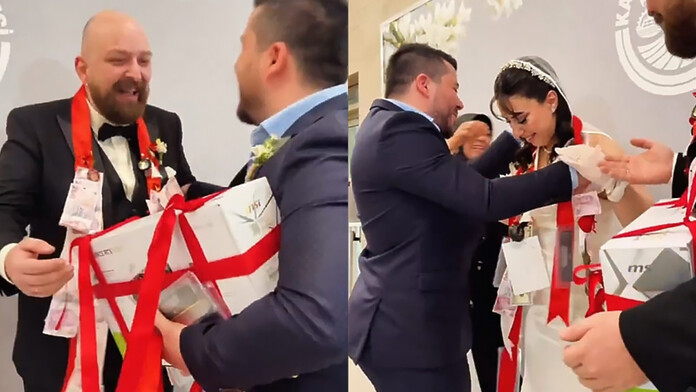 Pareja recibe una RTX 5090 y memorias RAM como regalos de boda