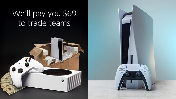 GameStop paga $69 por cambiar de PS5 a Xbox Series